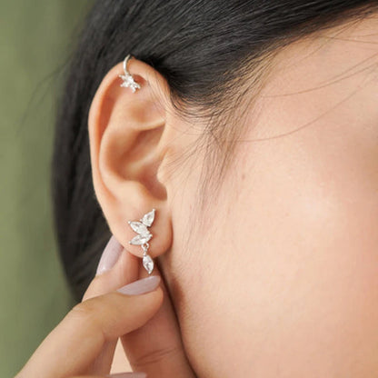 ClassyLuxe - Zircon Stud Earrings - Women Luxury accessories